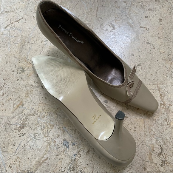 Elegant Slip on Pump Faux Leather High Heel Pierre Dumas - Picture 5 of 8